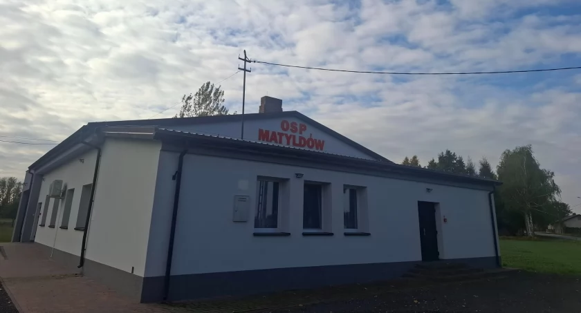 Rozpoczął się remont garażu  samochodu pożarniczego Ochotniczej Straży Pożarnej w Matyldowie