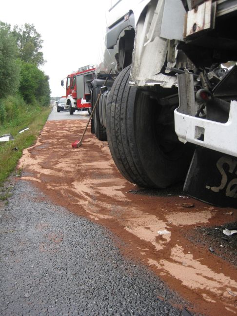 Zderzenie 5 pojazdów w Kuznocinie