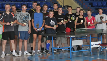 Wyniki turnieju tenisa stołowego - 11.08.2010