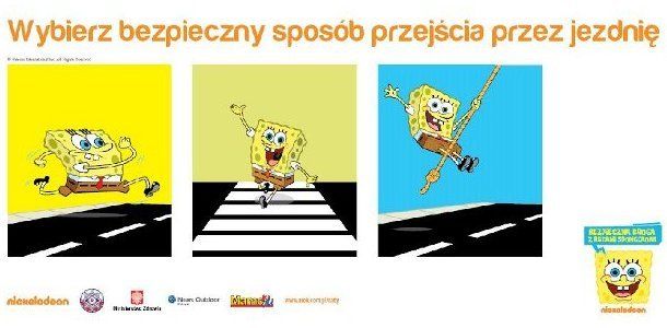 Rusza kampania Bezpieczna droga z radami SpongeBoba