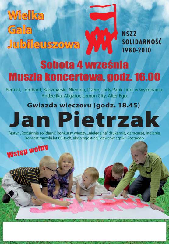 Jan Pietrzak uświetni sobotnią galę XXX-lecia Solidarności na Podzamczu