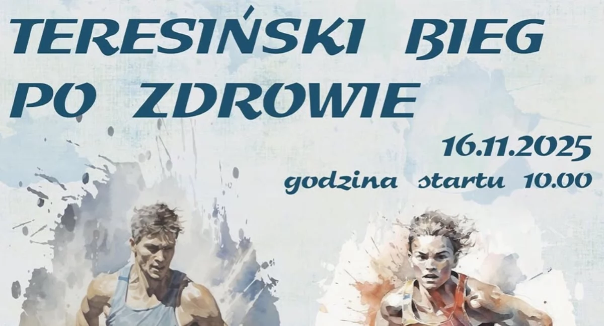 Teresiński Bieg po Zdrowie już 16 listopada!