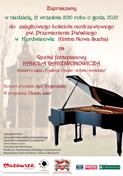 Recital fortepianowy w Kurdwanowie