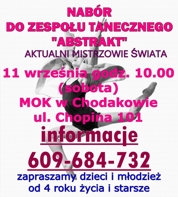 NABÓR dzieci do ABSTRAKTU