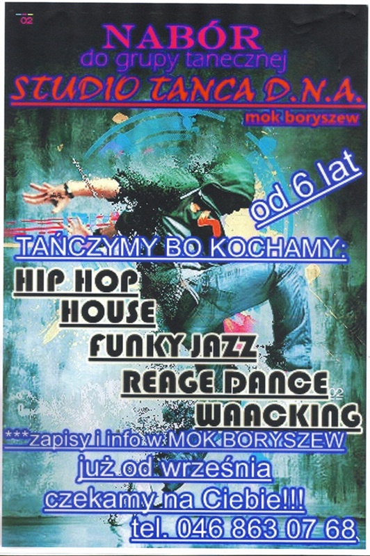MOK BORYSZEW ZAPRASZA NA ZAJĘCIA