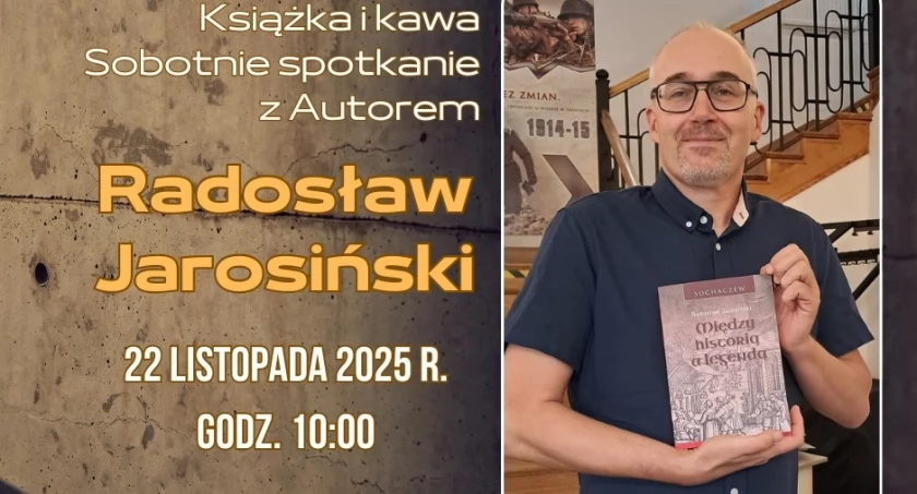 Radosław Jarosiński w Bibliotece Pedagogicznej w Sochaczewie