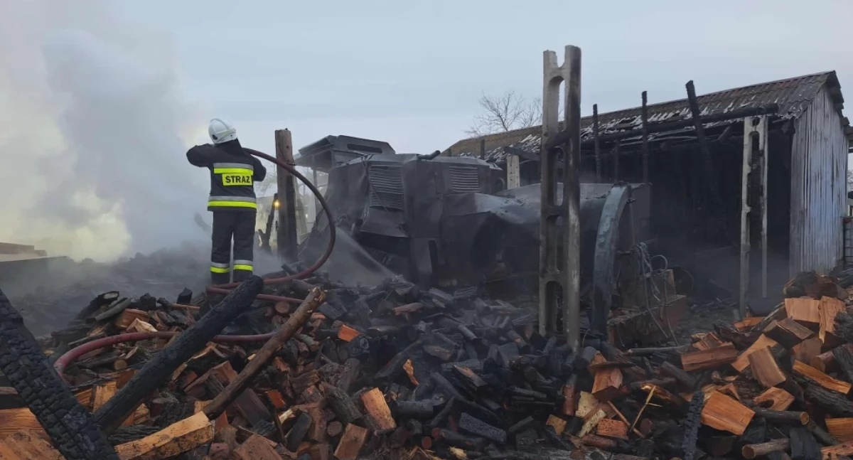 Gorączka niedzielnej nocy — pożar i ratowanie dziecka 