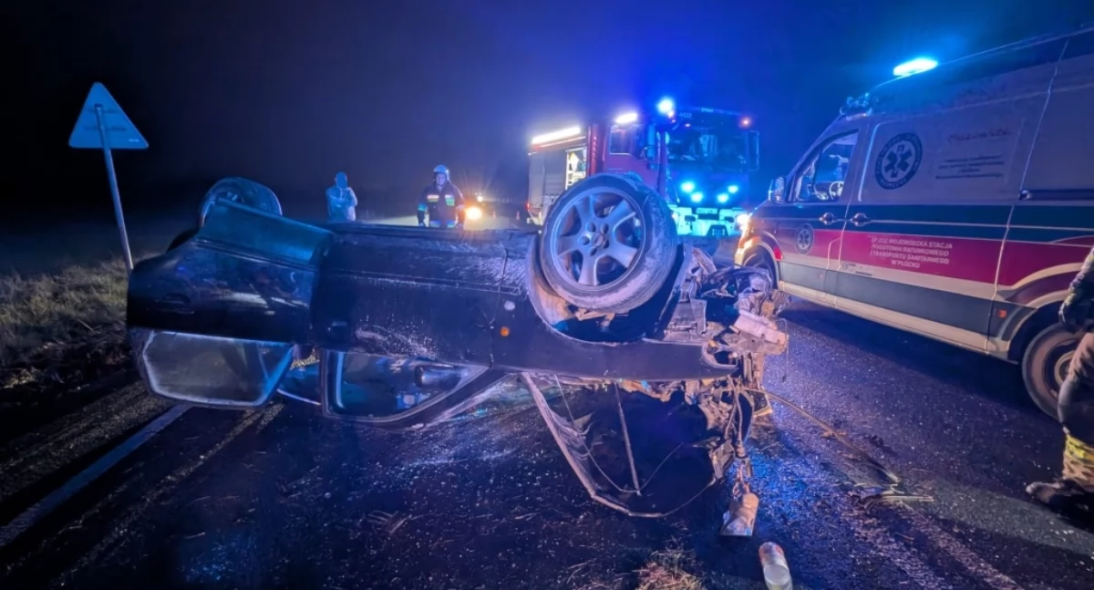 Pechowy weekend na drogach — dwa wypadki, jedna osoba w szpitalu 