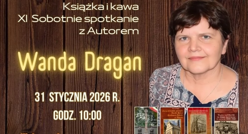Wanda Dragan w Bibliotece Pedagogicznej w Sochaczewie