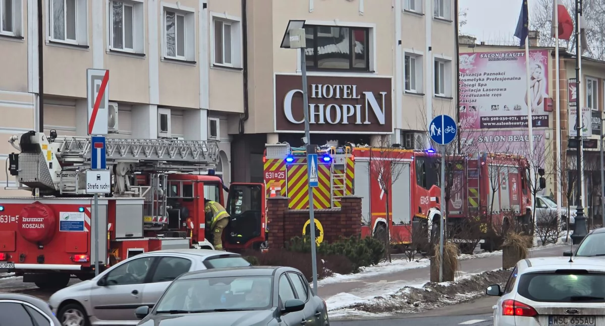 Czujki pożarowe zawiodły - fałszywy alarm w hotelu Chopin