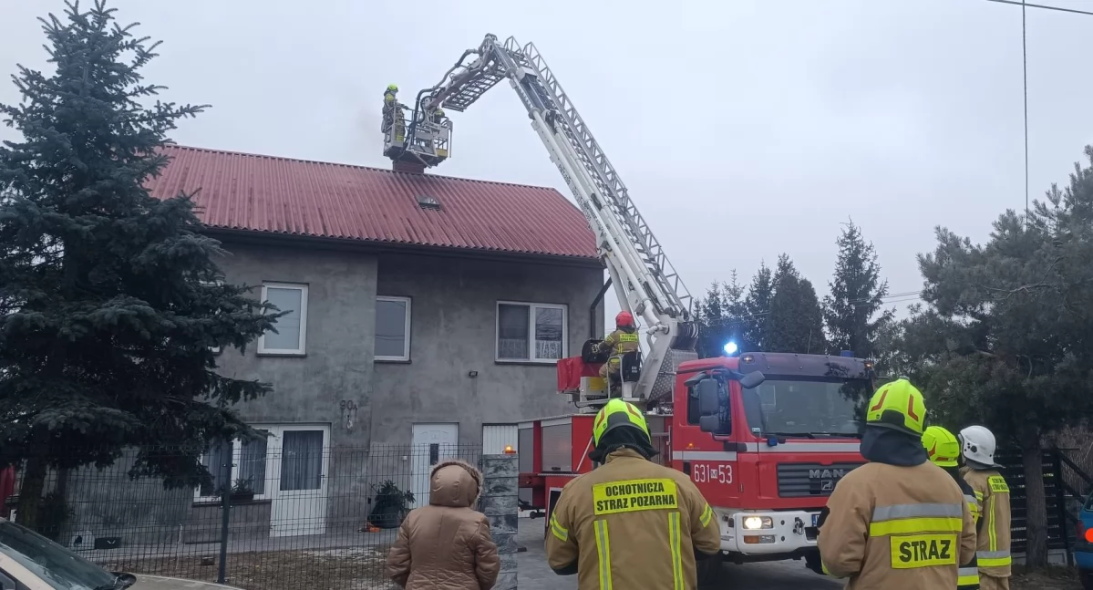 Kolejny weekend sochaczewskich strażaków - dwa pożary i jeden wypadek 