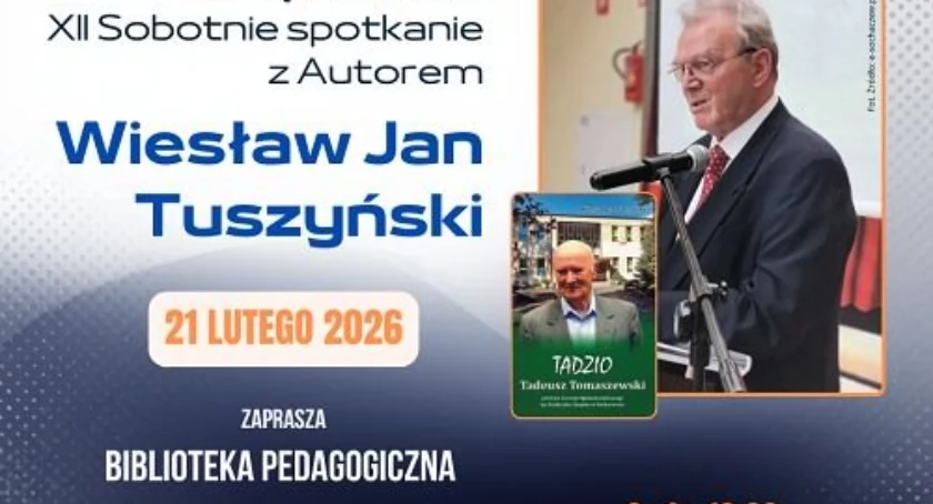 Książka i kawa. XII Sobotnie spotkanie z Autorem. Wiesław Jan Tuszyński