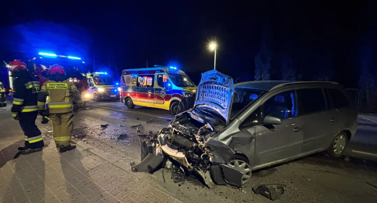 Początek tygodnia naszych strażaków - trzy pożary i wypadek 