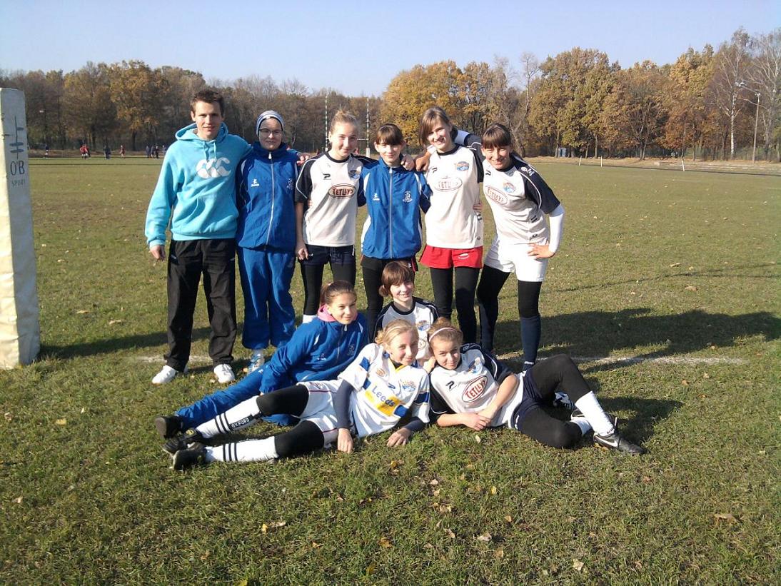 Radosne rugby młodych Tygrysic