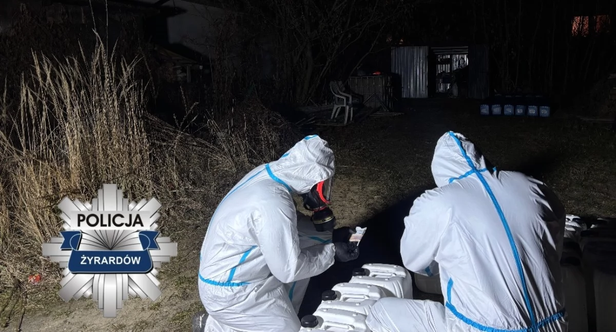 Policja zlikwidowała fabrykę narkotyków - jej produkcją można byłoby odurzyć ponad 10 milionów osób