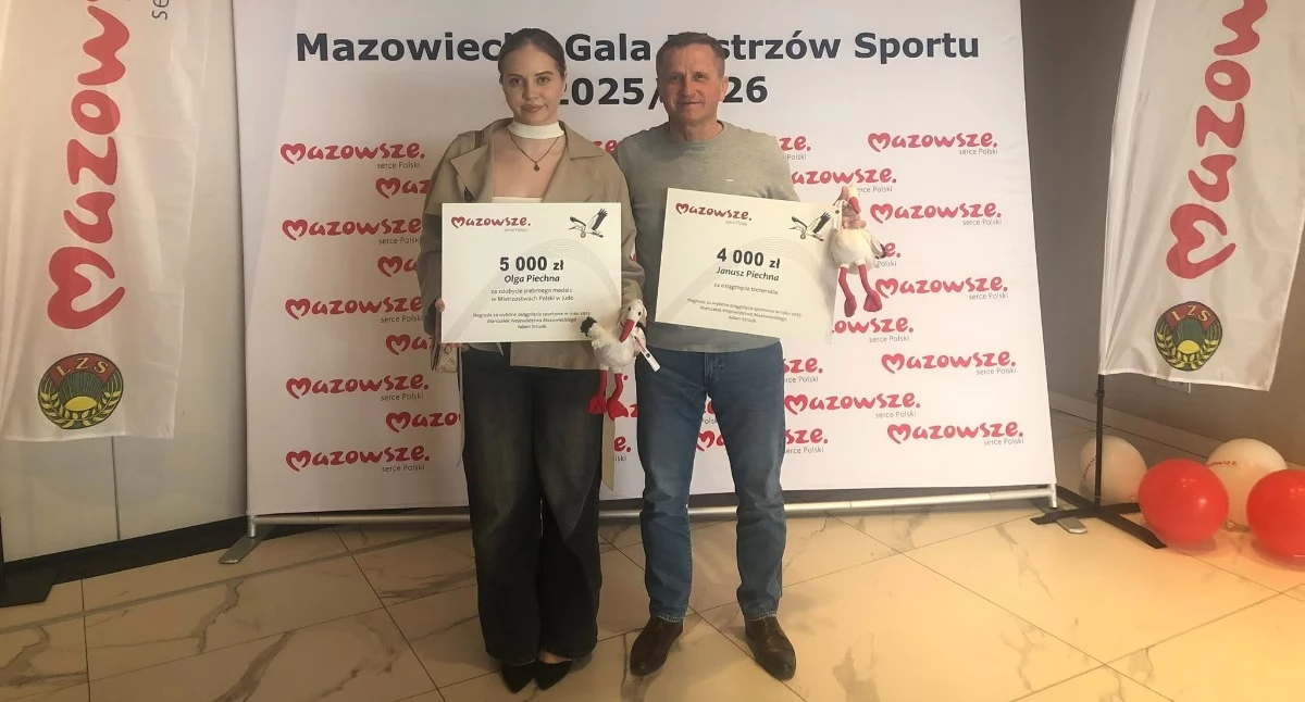 Mazowiecka Gala Mistrzów Sportu - sochaczewscy judocy nagrodzeni