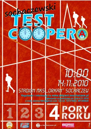 Test Coopera - listy startowe