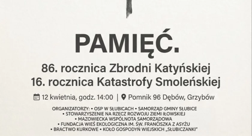 Uroczystości w 86. rocznicę Zbrodni Katyńskiej oraz 16. rocznicę Katastrofy Smoleńskiej.
