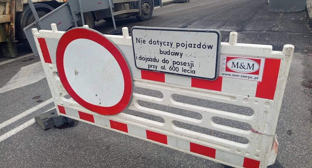 Ważna informacja dla kierowców dojeżdżających do CUS i osiedla na Trojanowie