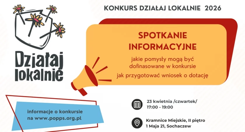 Konkurs Działaj Lokalnie 2026 - spotkanie informacyjne