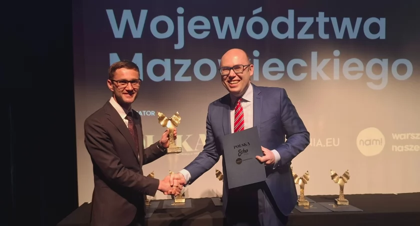 Wójt Gminy Rybno Damian Jaworski  Osobowością Roku Województwa Mazowieckiego 2025 w kategorii Polityka, samorządność i społeczność lokalna