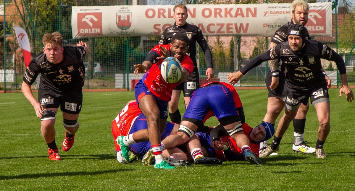 Orlen Orkan Sochaczew wygrywa pewnie i walczy o finał Ekstraligi rugby