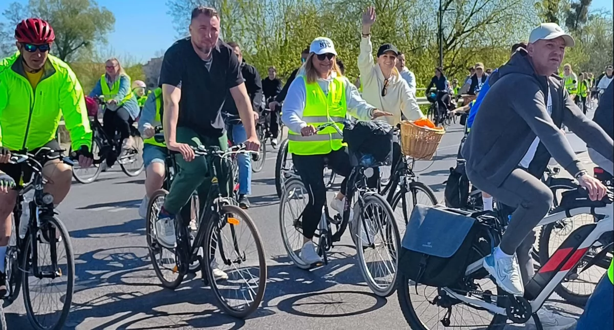 Ponad tysiąc rowerzystów wzięło udział w Majowym Rajdzie w Sochaczewie