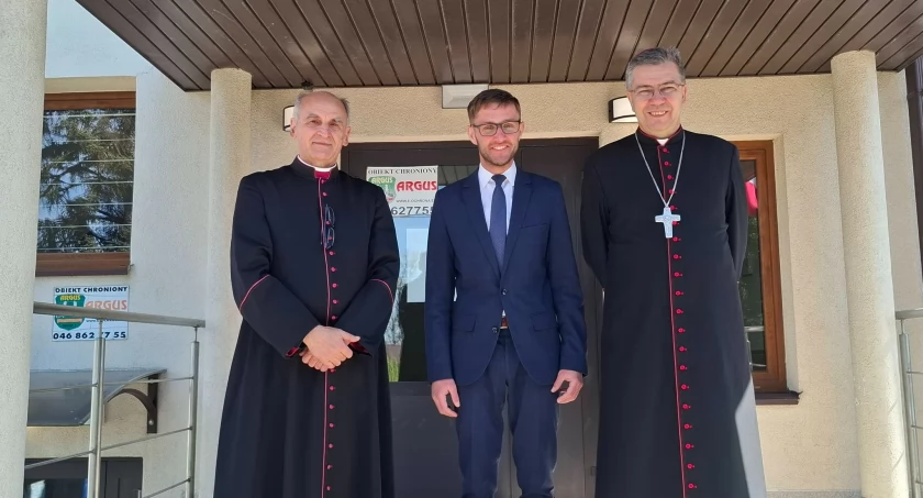 Wizyta Księdza Biskupa Wojciecha Osiala – Biskupa Diecezji Łowickiej w Urzędzie Gminy Rybno