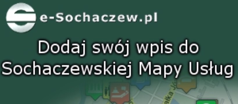 Sochaczewska Mapa Usług bez opłat na stałe