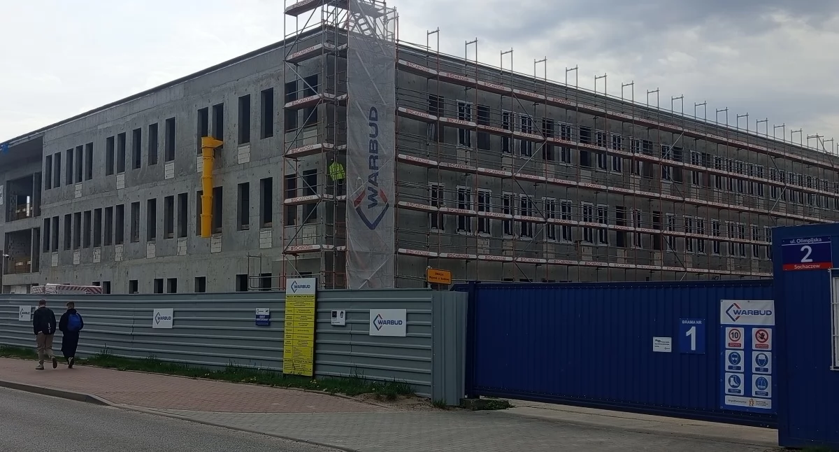 Kolejny etap budowy nowej siedziby sochaczewskiego sądu