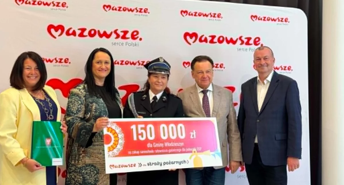 Umowa dotacji z budżetu Województwa Mazowieckiego na zakup samochodu ratowniczo-gaśniczego dla OSP Budy Stare