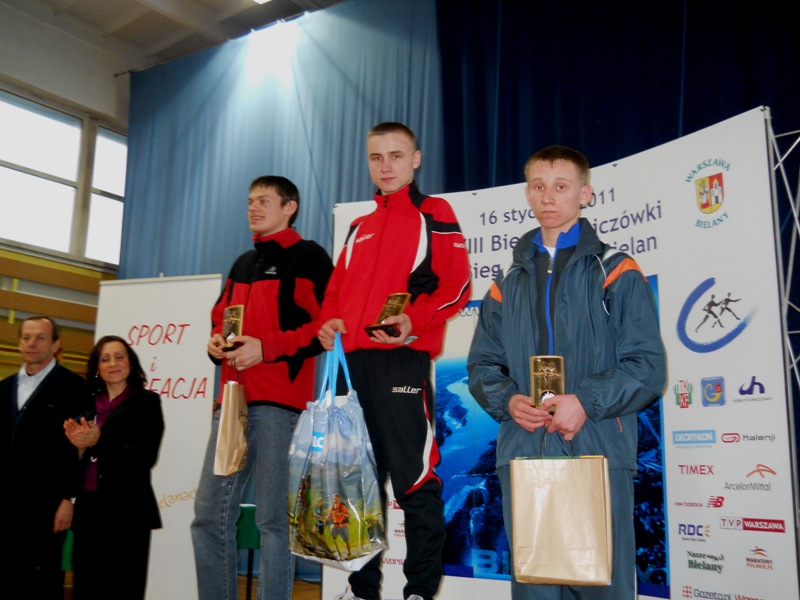 XVIII Bieg Chomiczówki - bracia Sikora na podium