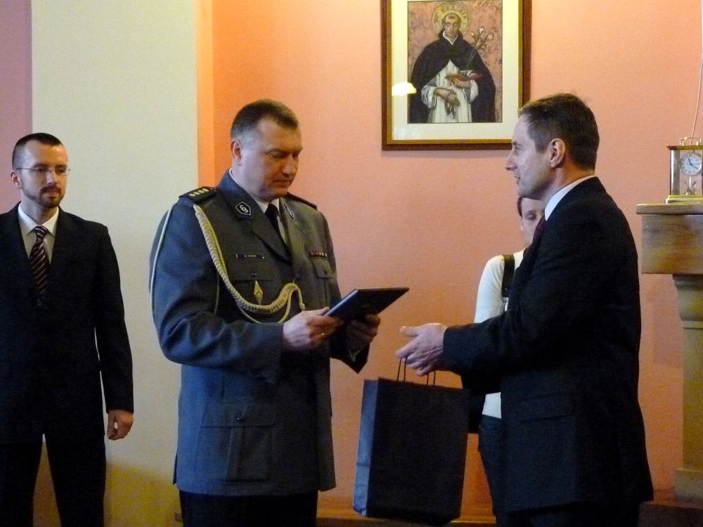 Podziękowania dla Komendanta KPP