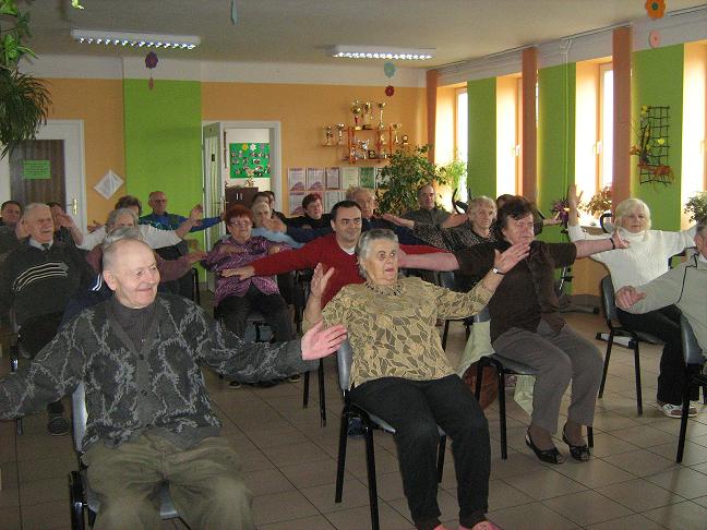 Gimnastyka dla seniorów w DDPS