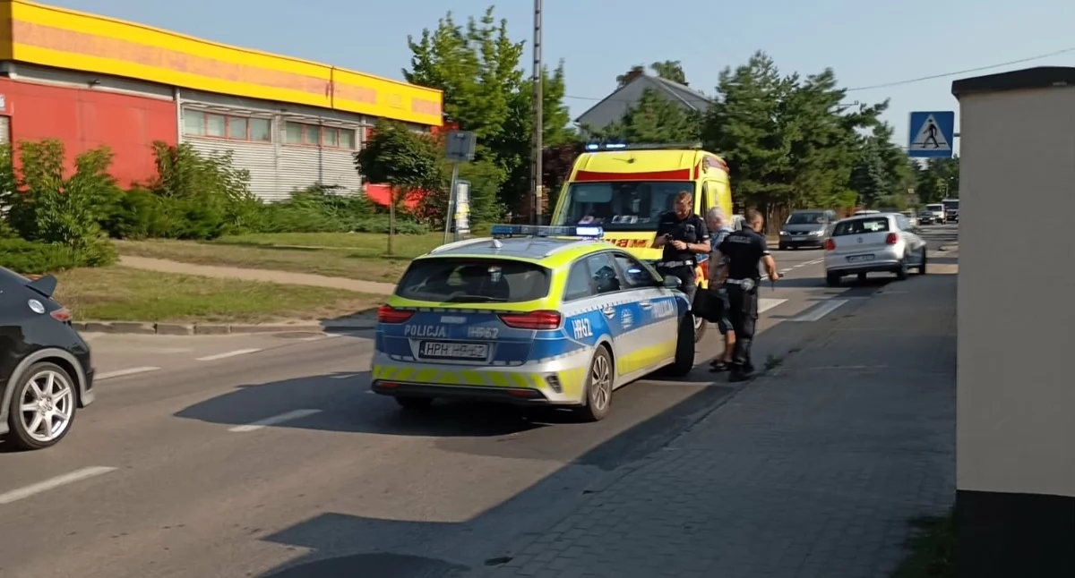 Wypadek na Gawłowskiej - potrącona na pasach