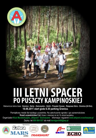 III Letni Spacer po Puszczy Kampinoskiej - zaproszenie