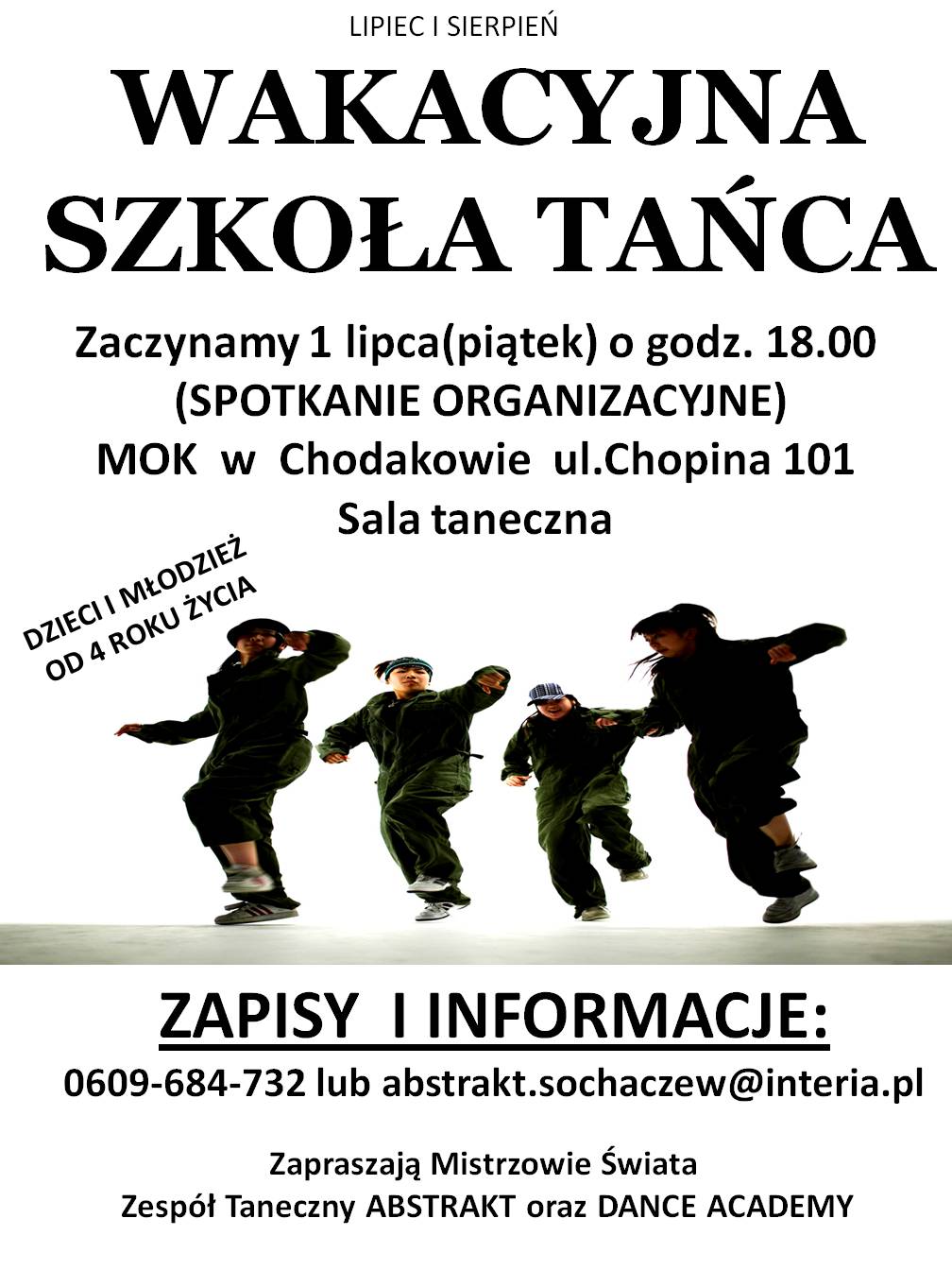 WAKACYJNA SZKOŁA dla dzieci i młodzieży
