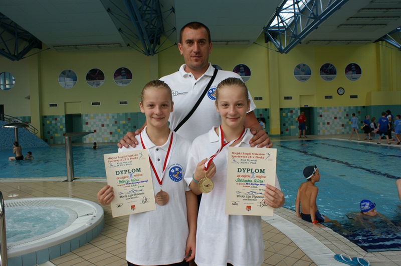 Zakończony sezon z dziesięcioma medalami w Płockiej Lidze Pływackiej.