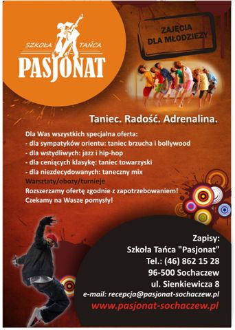 Taniec? Fitness? Zajęcia w Szkole Pasjonat