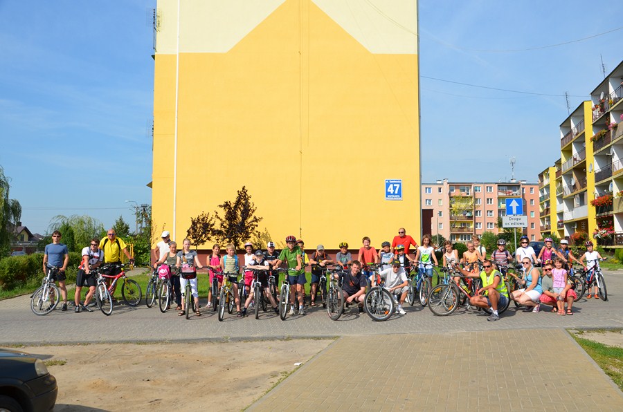 Rajd rowerowy sekcji pływackiej UKS ,,dwójka” Sochaczew 19.08.2011r.