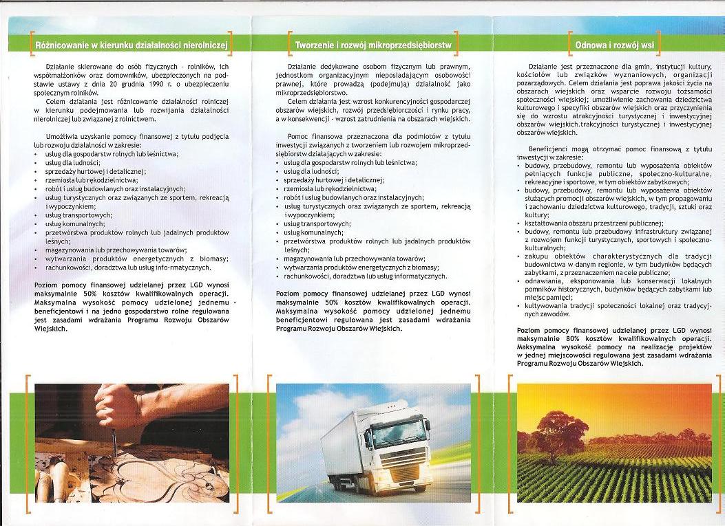 Dofinansowania w ramach PROW