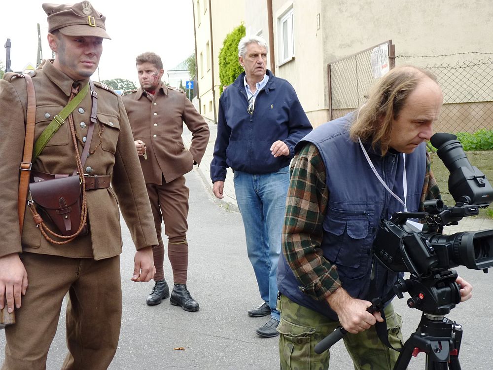 Zaczęło się! Wołoszański kręci już film w Sochaczewie! - 15.09.2011