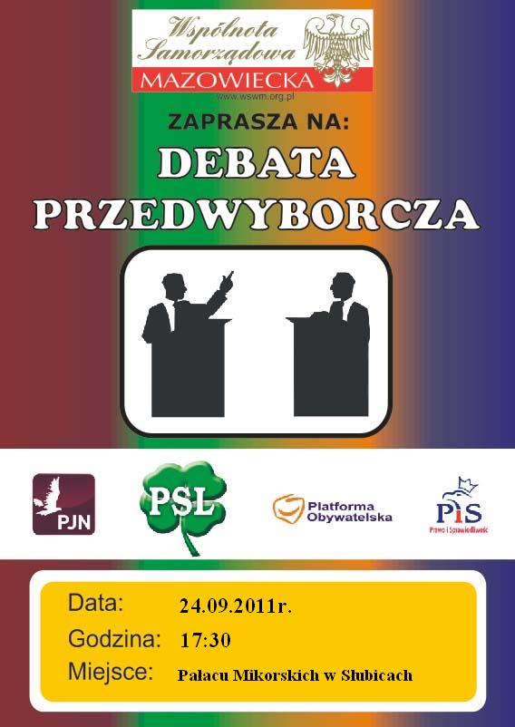 Debata przedwyborcza w Słubicach