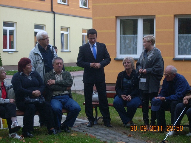 Ognisko w DPS Młodzieszyn
