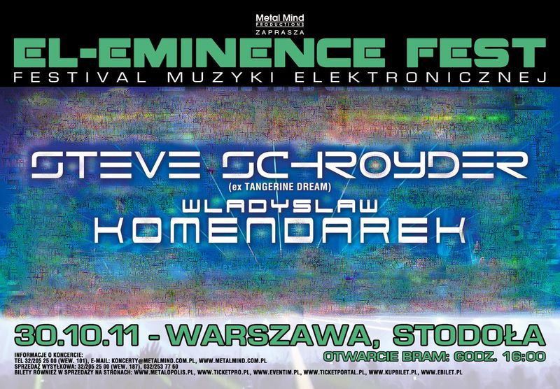 Festiwal El Eminence - Władysław Komendarek zagra w Stodole