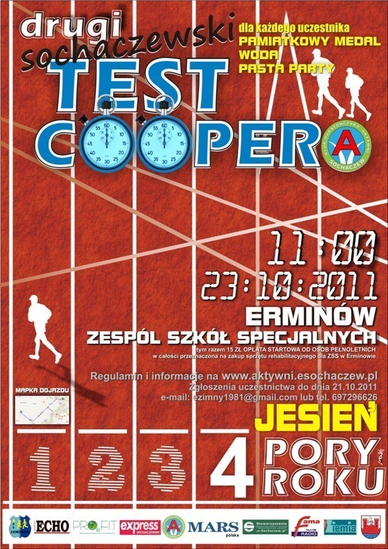 Sochaczewski Test Coopera „ 4 Pory Roku – Jesień” w Erminowie