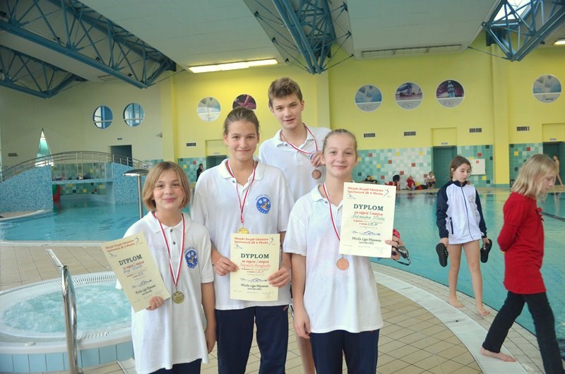 Płocka Liga Pływania 2011/2012 - rocznik 96 i młodsi - runda I