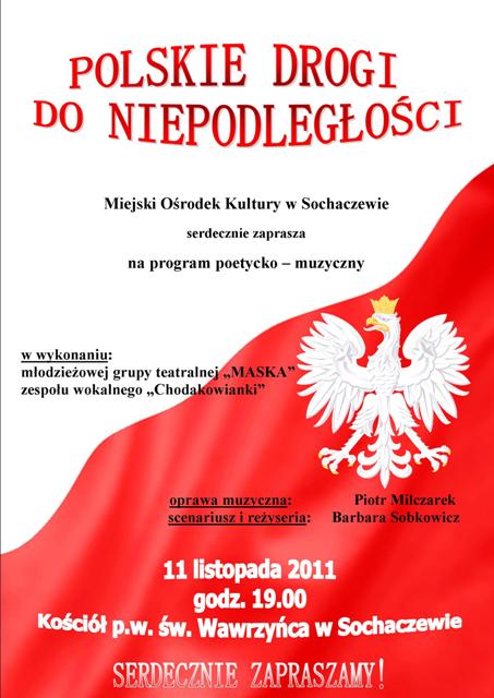 POLSKIE DROGI DO NIEPODLEGŁOŚCI