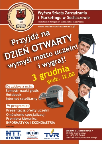 Dzień otwarty w Wyższej Szkole Zarządzania i Marketingu w Sochaczewie