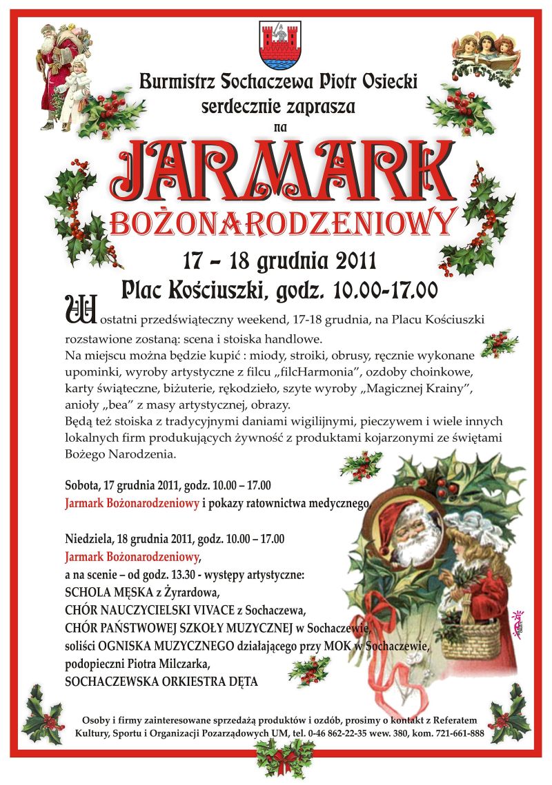 Jarmark Bożonarodzeniowy na pl. Kościuszki